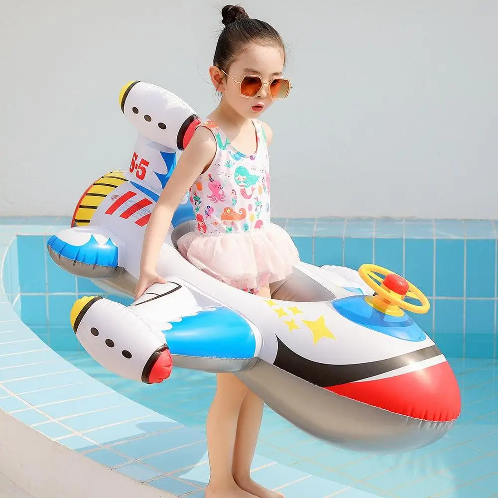 Bateau Avion Gonflable Natation pour Bébé – Image 2