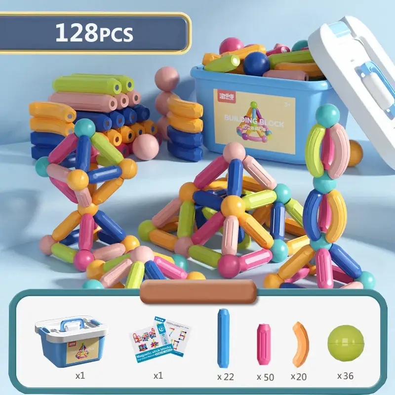 Bâtons magnétiques Jouets de construction – Image 9