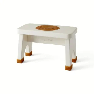 Hevea - Tabouret en Bois d'Hévéa - Marshmallow White||Hevea - Rubberwood Stool - Marshmallow White