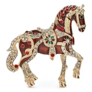 Broche Animal cheval luxe