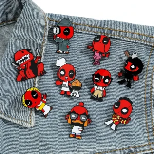 Broches Pin's Deadpool Lot 9 Pcs