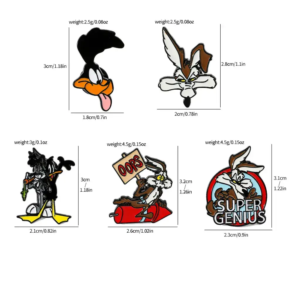 Broches Pin's Looney Toons Lot 5 Pcs – Image 5