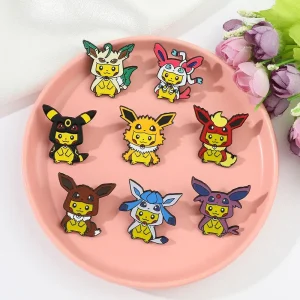 Broches Pin's Pikachu Cosplay Lot 9 Pcs