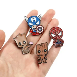 Broches Pin's Super Heros Lot 6 Pcs