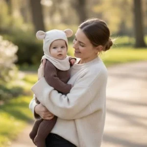 Cagoule pour bebe | Ultra-douce naturelle