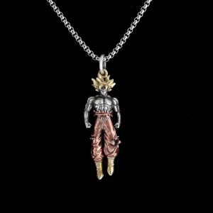 Chaine Pendentif Dragon Ball Super Saiyan Son Goku