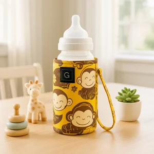 Chauffe biberon nomade | chat joyeux