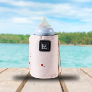 Chauffe biberon voiture | thermo rose