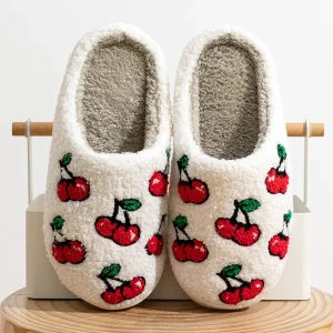 Chaussons mignons petites cerises