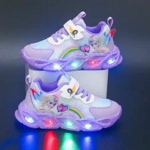Chaussures Disney pour filles lumières Led