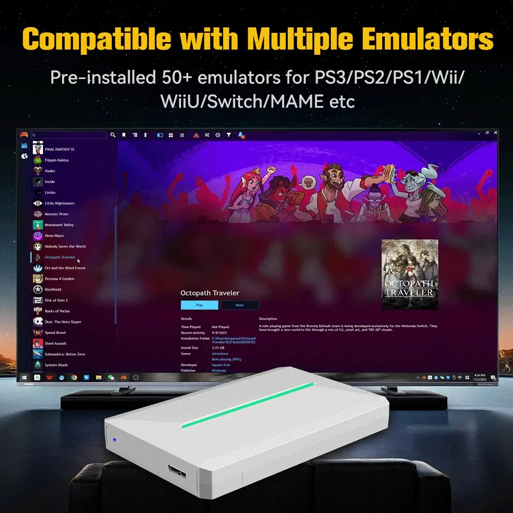 Console de jeux retro PS3 PS2 Switch Wii pour PC – Image 5