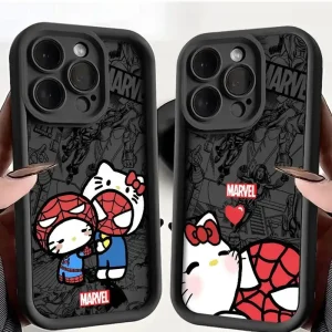 Coque Iphone Spiderman Hello Kitty