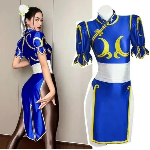 Costume Street Fighter Chun Li Cosplay
