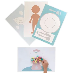 The Dough Parlour - Napperons pour Pâte à Modeler - Créativité||The Dough Parlour - Creativity Playmats