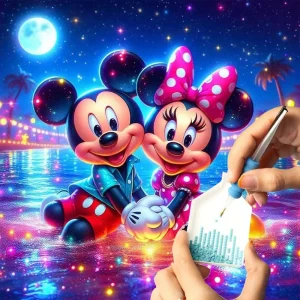 Diamond Painting Disney Mickey et Minnie Mouse