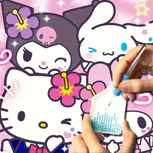 Diamond Painting Hello Kitty Melody