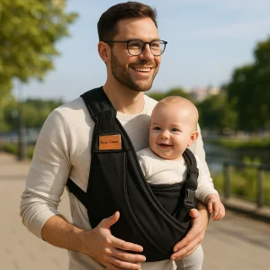 Echarpe de portage ergonomique