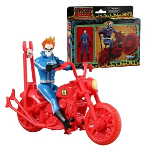 Figurine Ghost Rider Avec Moto Marvel