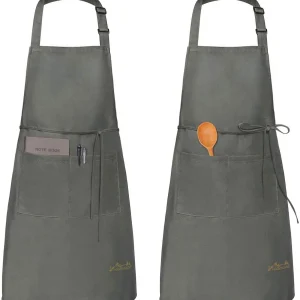 2 Pack Tabliers de Cuisine Etanche
