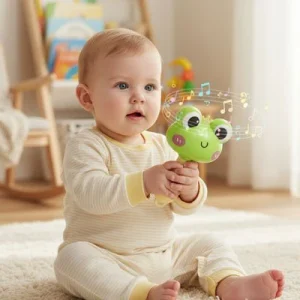 Hochet Sensoriel Silicone | Coloré Apaisant