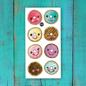 Pico Tatouage - Tatouages Temporaires - Beignerie||Pico Tatouage - Temporary Tattos -Donut shop