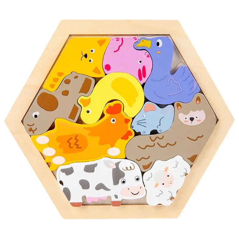 Jouet Puzzle Bois pour Bebe – Image 8