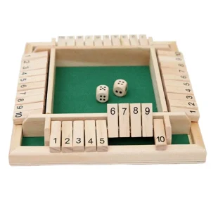 Jouet Shut The Box 4 Joueurs