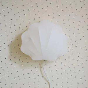 Konges Slojd - Lampe Murale Coquillage - Off-White||Konges Slojd - Fabric Lamp Clam - Off-White