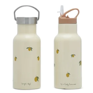 Konges Slojd - Bouteille en Acier Inoxydable - Citron||Konges Slojd - Stainless Steel Bottle - Lemon