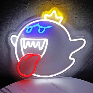 Lampe Neon Roi Boo Super Mario
