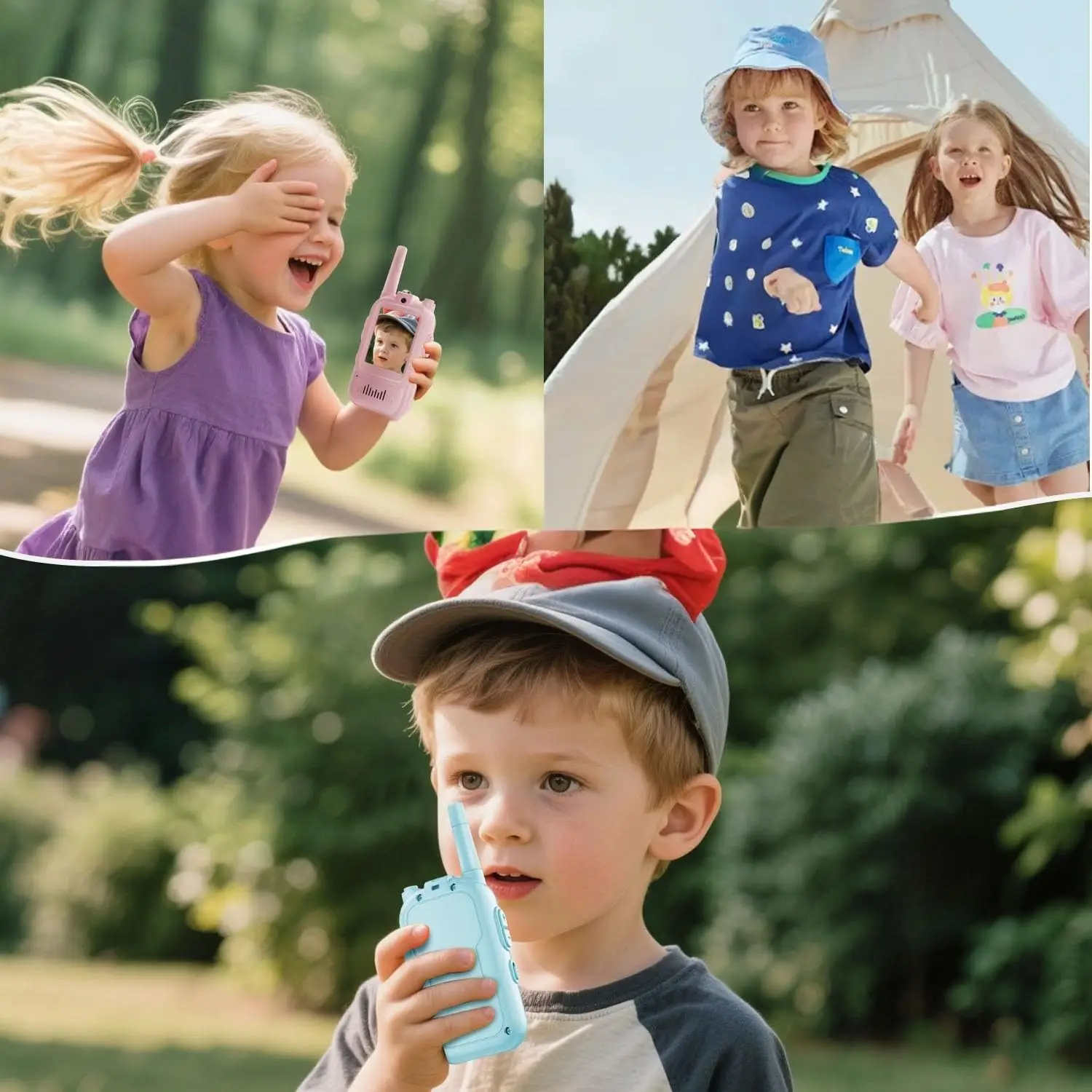 Lot 2 Talkie Walkies Rechargeable pour Enfants – Image 2