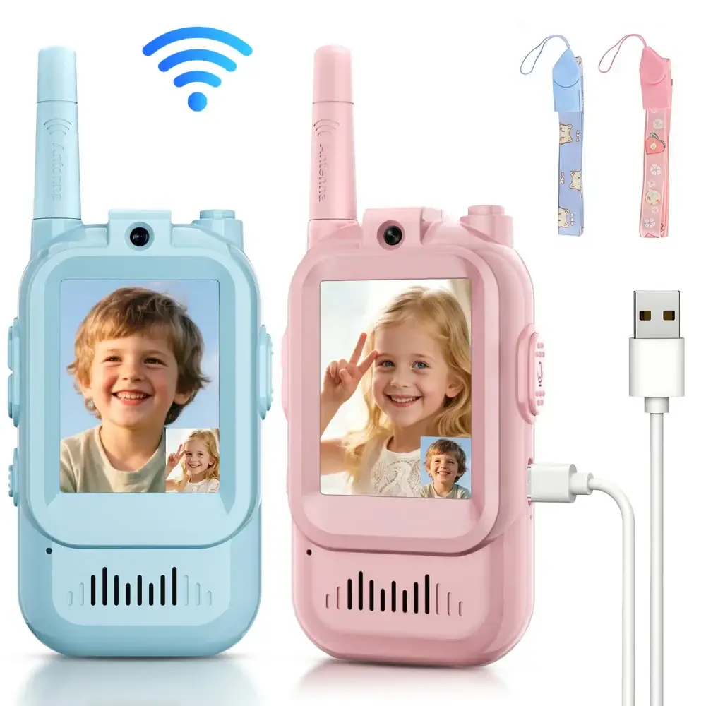 Lot 2 Talkie Walkies Rechargeable pour Enfants