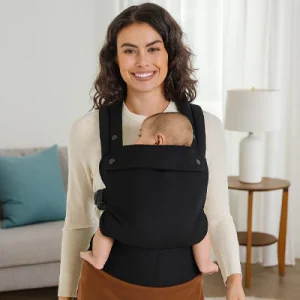Porte Bébé Physiologique | Confort noir™