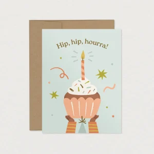 Mimosa Design - Carte de souhaits - Hip, hip, Hourra!||Mimosa Design - Wish Card - Hip, hip, Hooray!