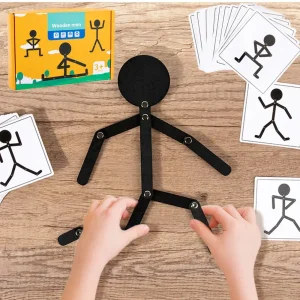 Montessori jeux Bonhomme Articulé