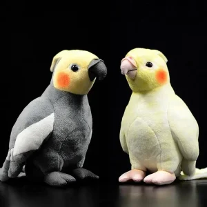 Peluche Animal Perruche Calopsitte 18cm
