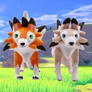 Peluche Pokemon Lougaroc Nuit Jour