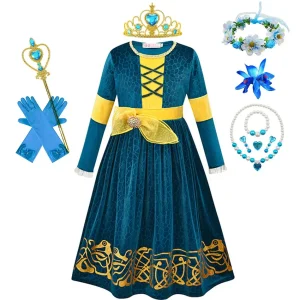 Robe Cosplay Princesse Merida