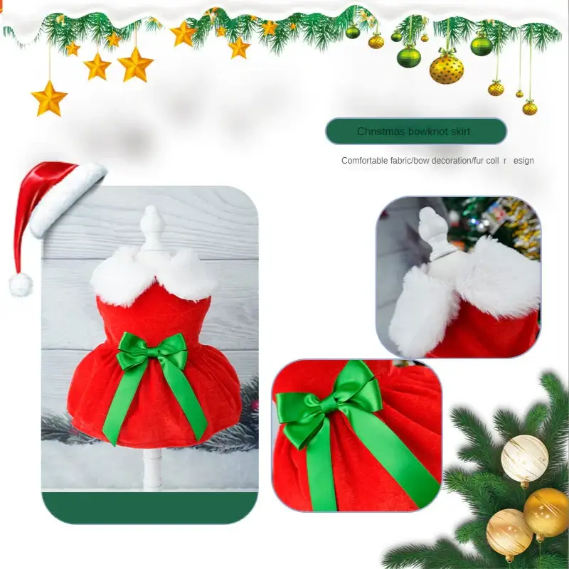 Robe de Noël pour chienne – Image 4