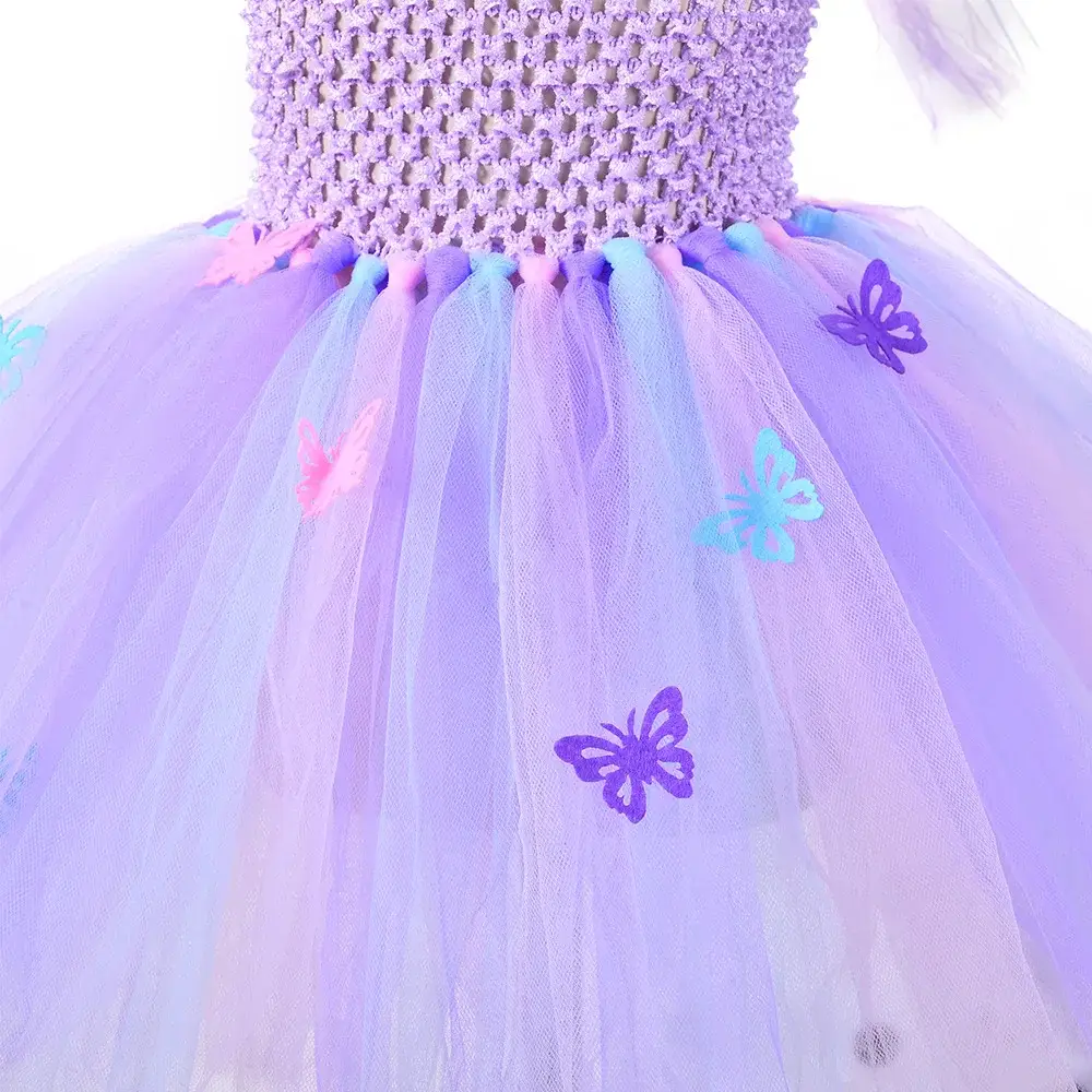 Robe Tutu Princesse Papillon violet – Image 4