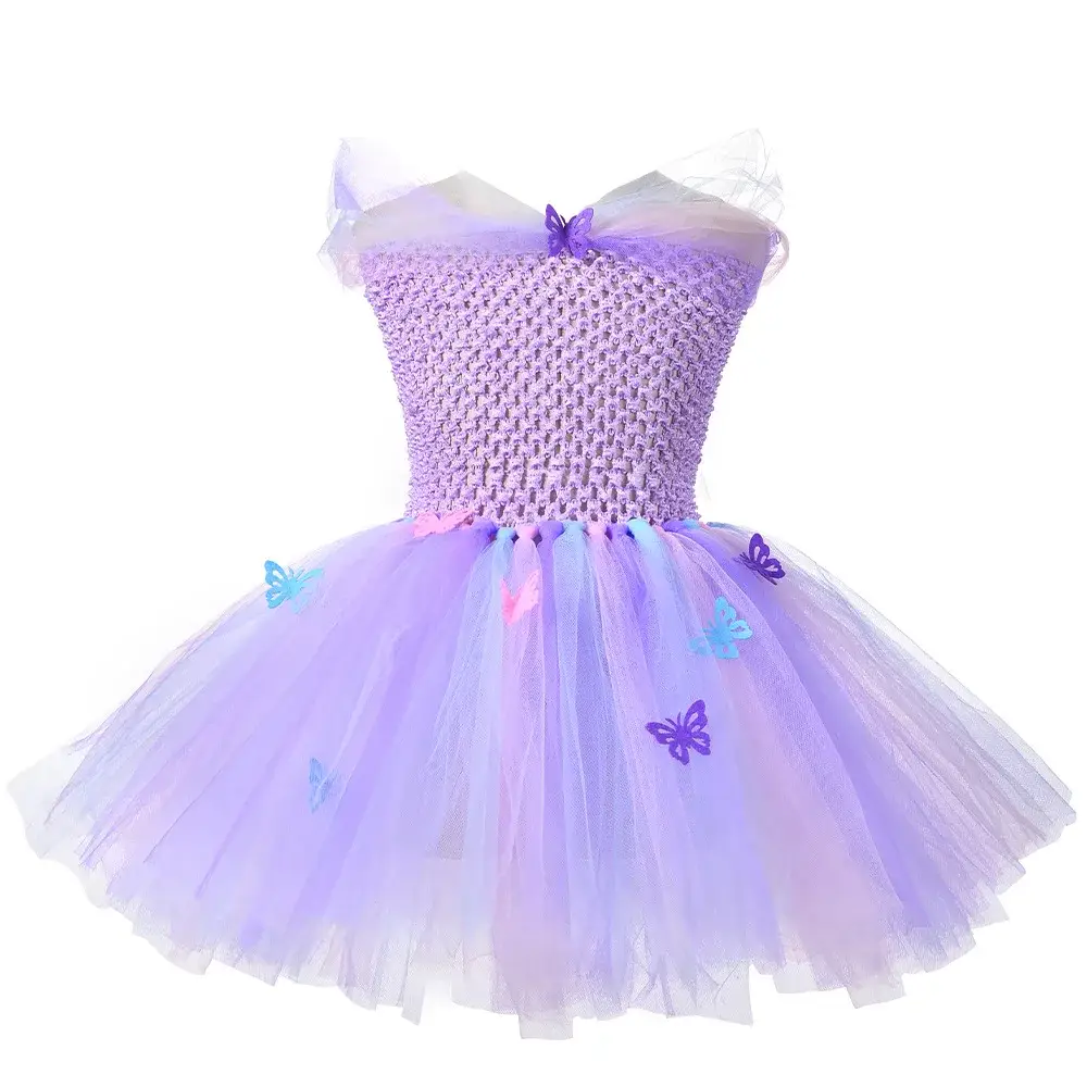 Robe Tutu Princesse Papillon violet – Image 2