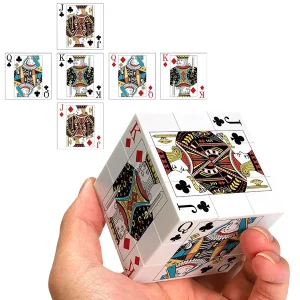 Rubik's Cube 3x3 Cartes Poker