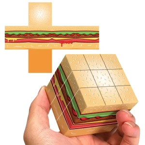 Rubik's Cube 3x3 Hamburger