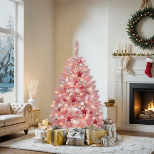 Sapin Artificiel Rose 1m40