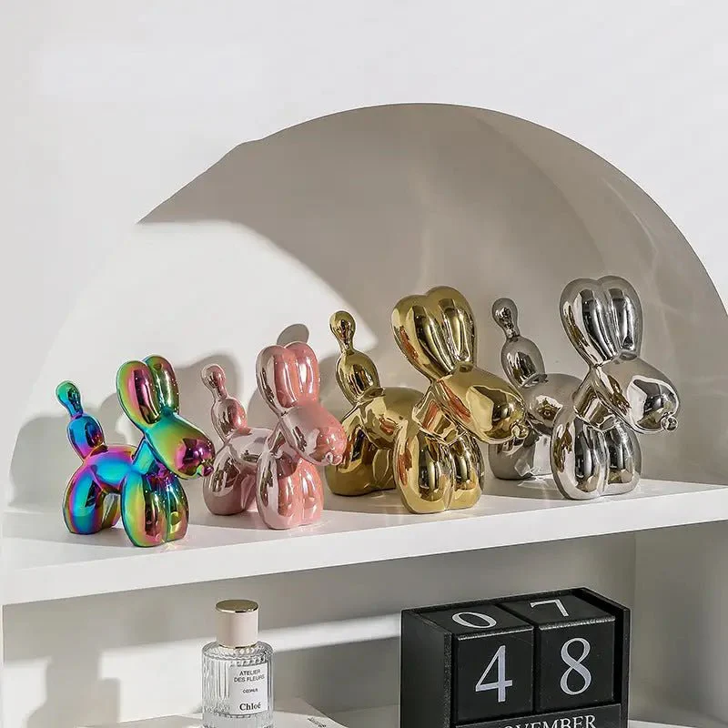 Sculpture Chien Ballon Brillant – Image 3