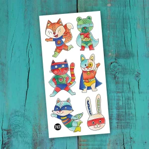 Pico Tatouage - Super-Héros Animaux || Pico Tatouage - Animal Superheroes