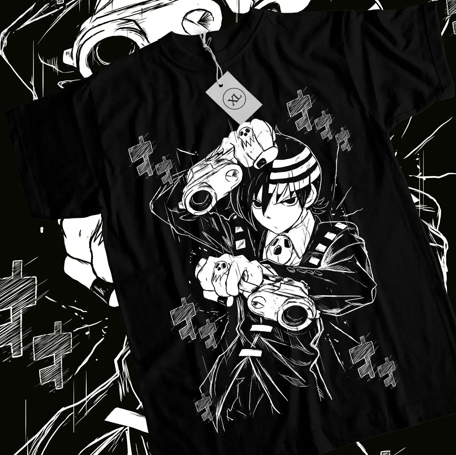 T-shirt Anime Death The Kid Soul Eater