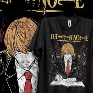 T-shirt Coton Anime Death Note Kira