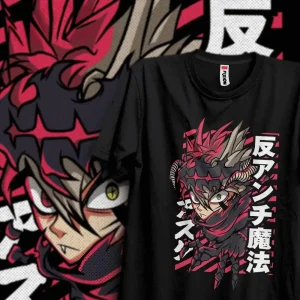 T-Shirt Coton Black Clover Anime