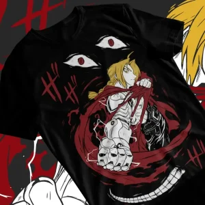 T-Shirt Coton Fullmetal Alchemist Brotherhood Edward Elric